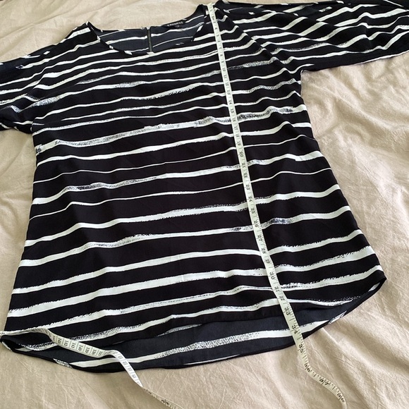 Express Black and White Striped Dress Size Small - Picture 5 of 8